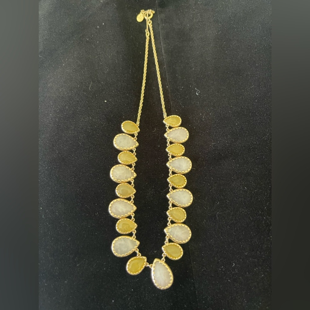 Loft Adjustable Necklace With Soft Colored Stones